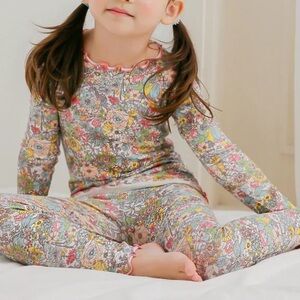 Vaenait Baby Floral Kids Pajamas super soft